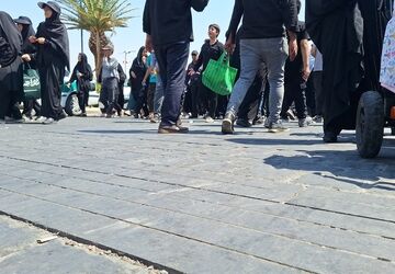 پیاده‌روی جاماندگان اربعین در اصفهان