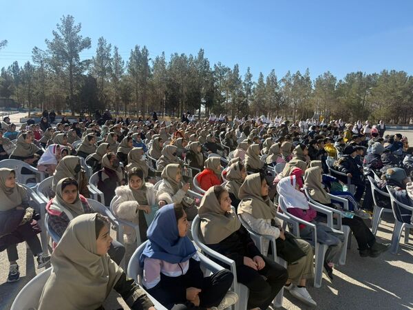 قاب پانا خاتم از اجرای جذاب تماشانه سیار در یزد