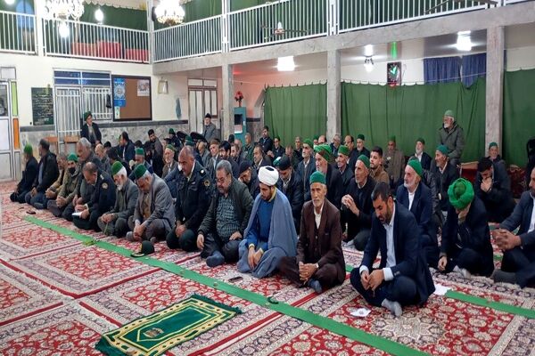 اقامه نماز جمعه در شهر بار نیشابور