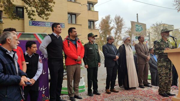 رزمایش گردان‌های بسیج فرهنگیان سپاه امام رضا (ع) در اداره‌کل آموزش و پرورش خراسان رضوی