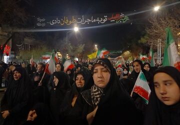  تشییع پیکر  مطهر شهید مهدی عمارلو در نیشابور