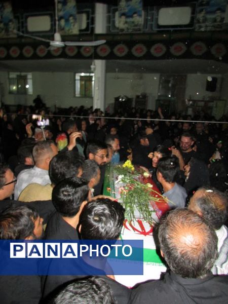 وداع با شهیدان عزیز شهر زازران در مسجد جامع شهر زازران