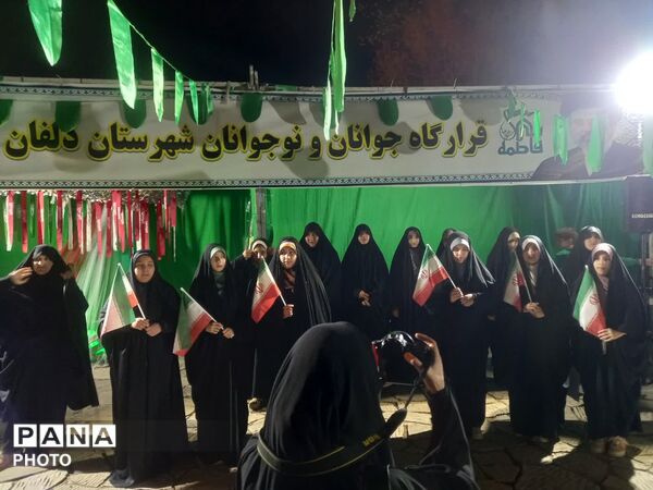 عطر رضوی در موج پنجاه و پنجمین شب اجتماع مردم شریف دلفان