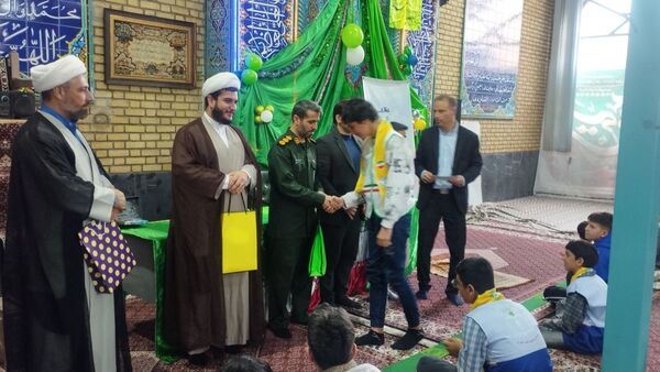 آغاز مسئولیت دینی؛ جشن سن تکلیف دانش‌آموزان پسر مدرسه شهید آیت‌الله مدرس قرچک