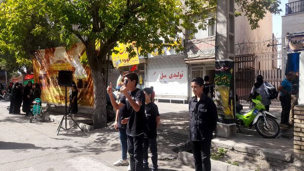 پیاده‌روی جاماندگان اربعین با حضور پرشور مردم حسینی نیشابور