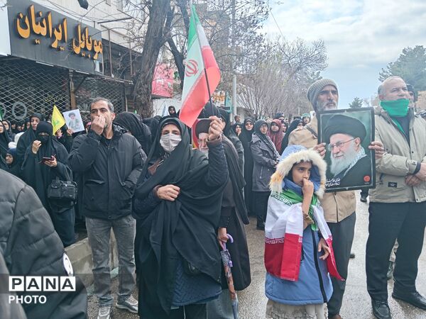 قاب پانا میزبان مراسم تشییع پیکر شهدا نیشابور 