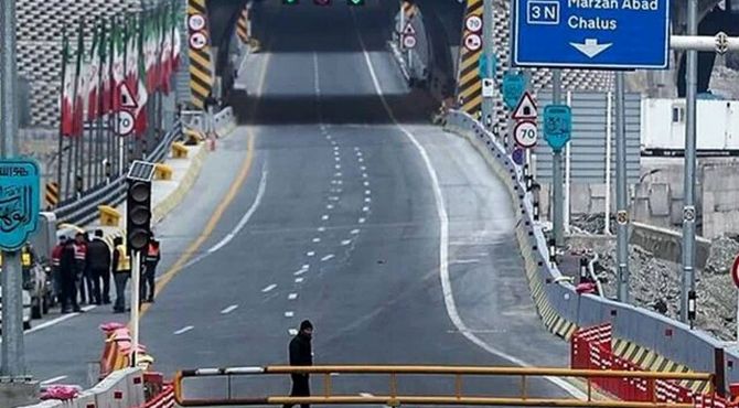 چالوس و آزادراه تهران–شمال یک طرفه شد