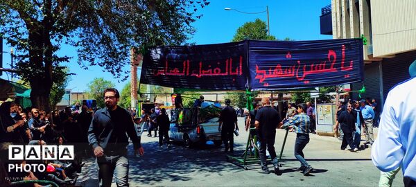 هیئت علی‌اصغر میزبان عاشقان اهل‌بیت در مراسم عزاداری 