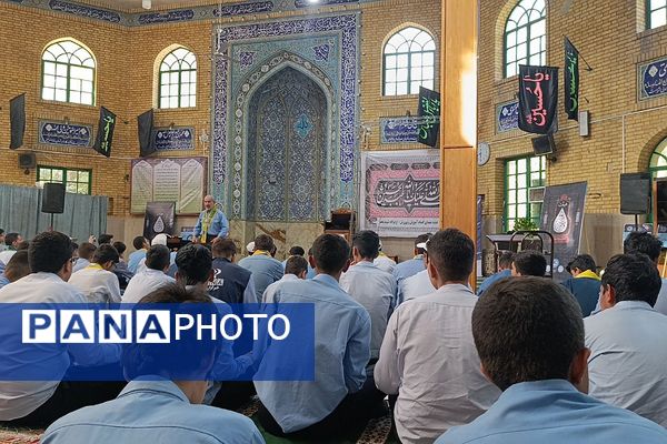 حضور دانش‌آموز خبرنگاران پسر پانا ناحیه دو شهرری در اردوی ملی پیشتازان