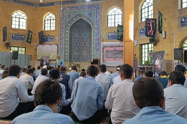 حضور دانش‌آموز خبرنگاران پسر پانا ناحیه دو شهرری در اردوی ملی پیشتازان