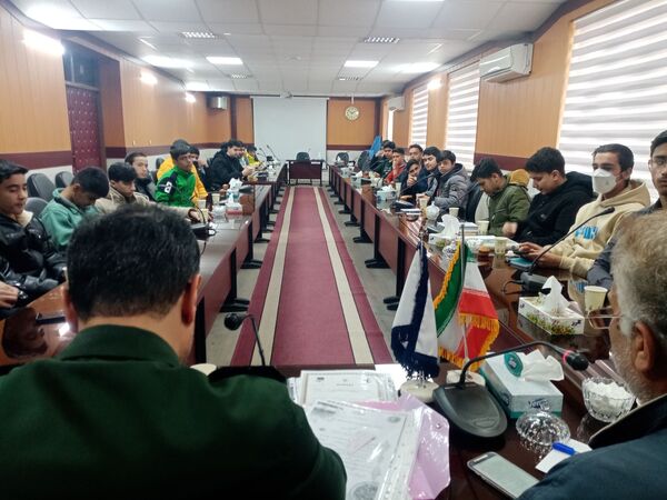 جلسه کمیته پشتیبانی بسیج دانش آموزی حوزه امام جعفر صادق علیه السلام