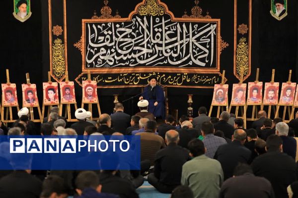 مراسم عزاداری امام صادق(ع) در مصلی هشتگرد 