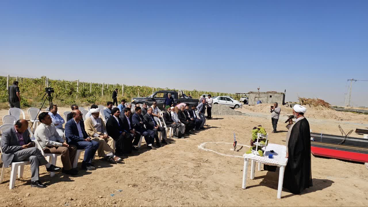 کلنگ زنی و آغاز عملیات اجرایی قسمت دوم فاز یک موقوفه امامزاده سید جعفر(ع) فاروج