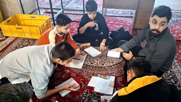 اعتکاف دانش‌‌آموزی شهرستان میناب 