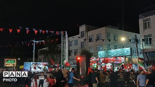 حضور باشکوه مردم کرج صد و بیست و یکمین شب از تجمعات مردمی