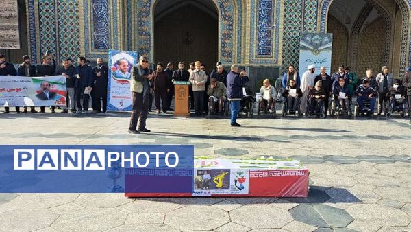 تشییع جانباز شهید دکتر موسی میرشکار در مشهد