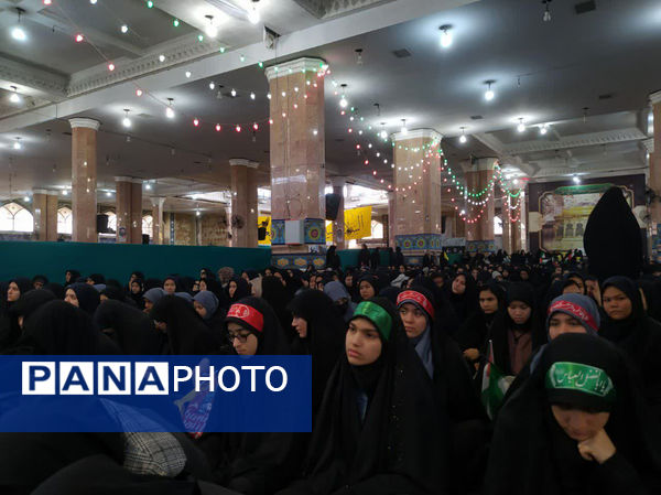 اجتماع یکهزار نفری سفیران مقاومت در مسجد جمکران 