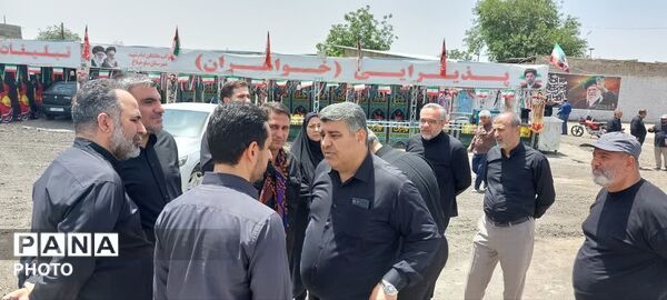 بازدید نمایندگان سازمان بازرسی استان البرز از موکب عاشقان امام شهید 
