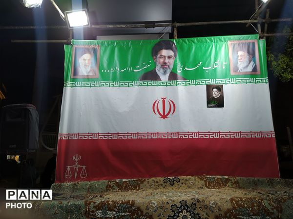 گذری در تجمع مردم محله خیابان شهید مدرس مشهد