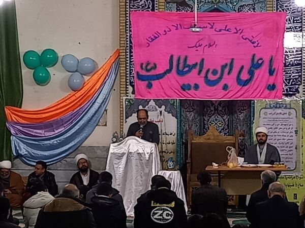 جشن ولادت حضرت علی(ع) در مسجد پنج تن سملقان