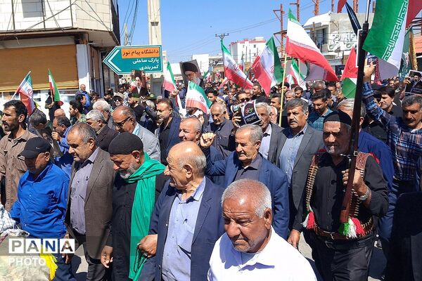 میزبان بغض‌های آسمانی، سوگواری مردمان باشتی در مراسم اربعین قائد امت