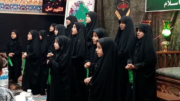 افتتاح نمایشگاه اندیشکده ندبه در هیات مهدیون کرج شاهین ویلا