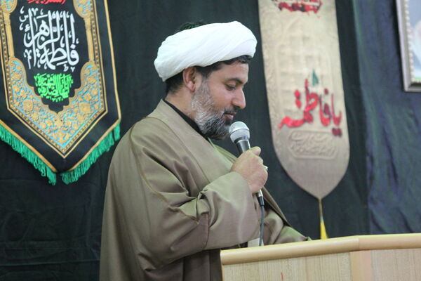 عزاداری ایام فاطمیه در دبیرستان علامه حلی شهرستان بم 