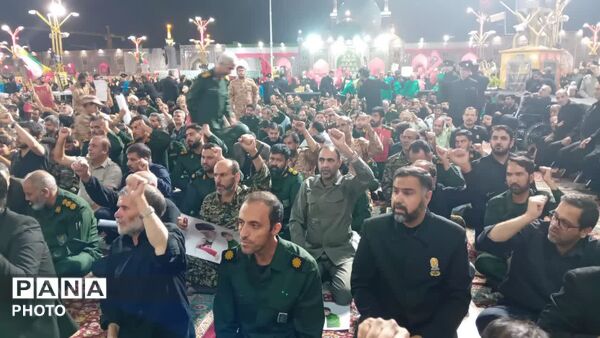 مراسم بزرگداشت قائد شهید امت اسلامی در حرم مطهر رضوی