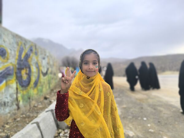 حماسه دانش‌آموزان شهید امامی  میانکوه در راهپیمایی ۲۲ بهمن 
