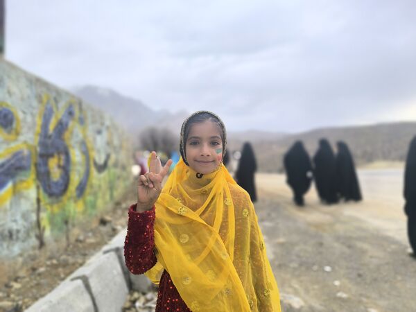 حماسه دانش‌آموزان شهید امامی  میانکوه در راهپیمایی ۲۲ بهمن 