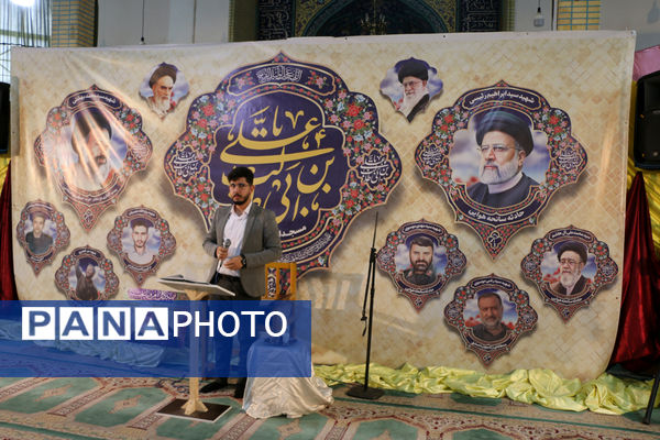 یادواره سادات شهید و چهلم شهدای خدمت در قم