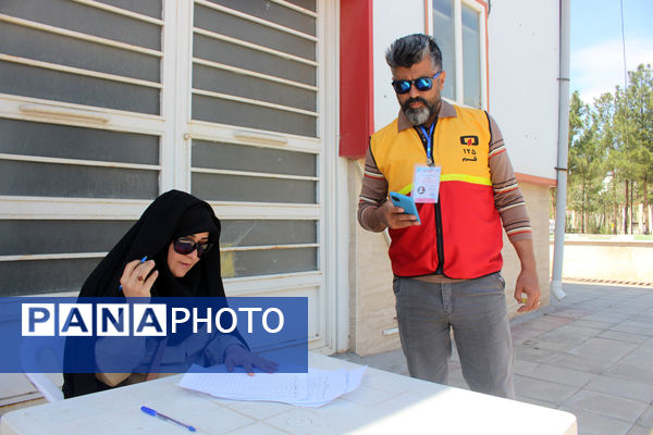 رقابت‌های اطفاء حریق مراقبین سلامت استان قم