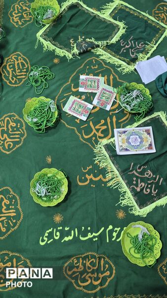 مراسم شب پایانی ماه صفر در بیت‌الزهرا(س) تپه نورالشهدا فارسان