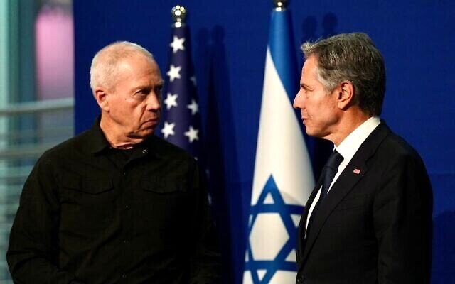 گفت‌وگوی وزیر خارجه آمریکا و وزیر جنگ اسرائیل درباره ایران و جنگ غزه