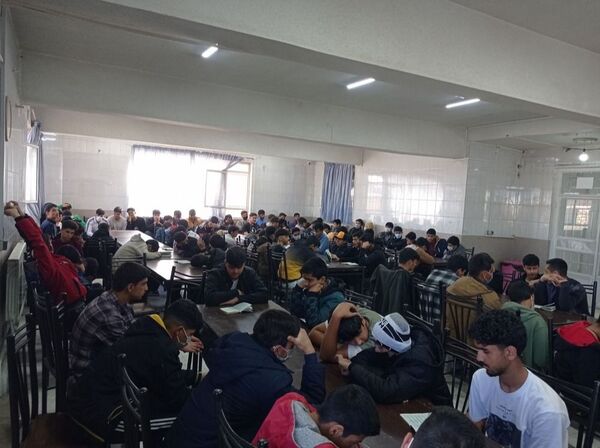مراسم سوگواری به مناسبت دهه فاطمیه در مدرسه  علامه طبابایی سرهنگ