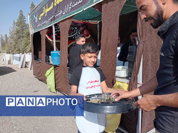 برپایی موکب اربعینی در خلیل آباد