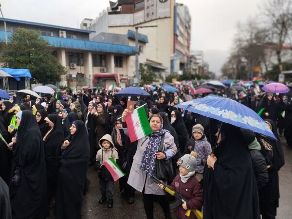 راهپیمایی۲۲ بهمن در رشت