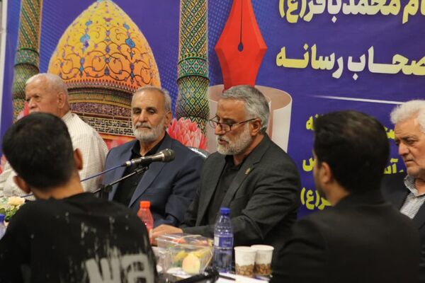 نشست خبری رئیس هیات امنا و مدیر روابط عمومی آستان حضرت سلطانعلی(ع) و اصحاب رسانه