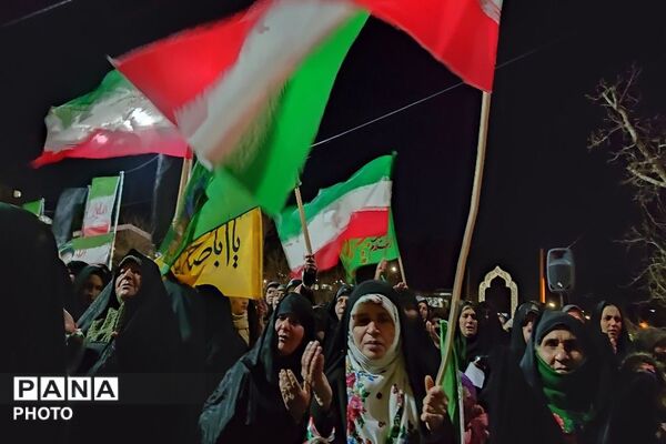 اجتماع مردمی شهر بار نیشابور  در محکومیت جنایات رژیم صهیونسیتی