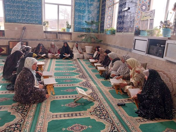 مراسم معنوی اعتکاف در مسجد صاحب الزمان جوادیه