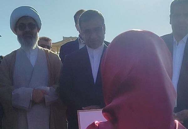 استقبال از استاندار استان خراسان رضوی در شهرستان کاشمر 