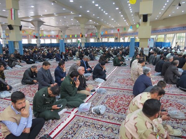 آیین یادبود شهیدان خدمت در مصلای امام خمینی(ره)  شهرستان بجنورد