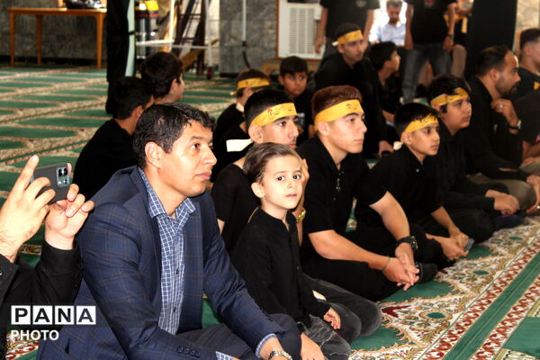 سوگواری سراسری «اَحلی مِنَ العسل» در مسجد صاحب‌الزمان(عج) آشخانه