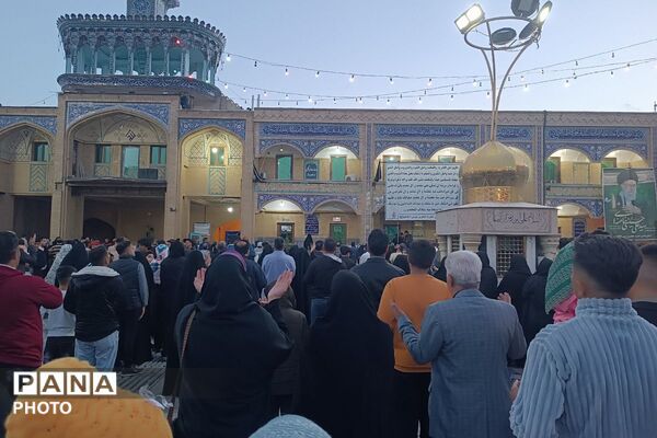 طنین اقتدار در لحظه تحویل سال نو بر فراز گنبد فیروزه ای؛ هفت سین مقاومت در پیشوا