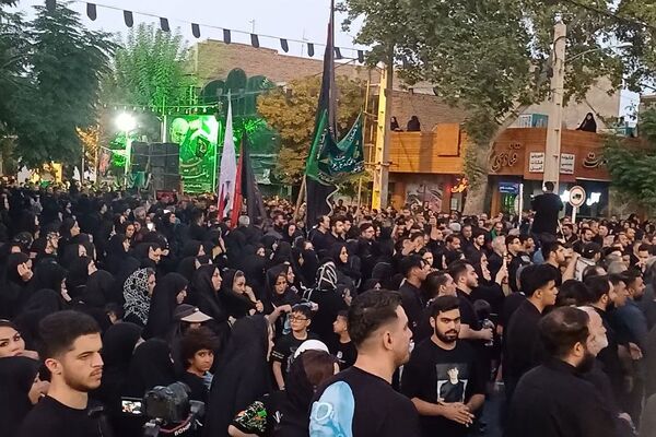 مراسم تاسوعای حسینی در شهرستان ورامین