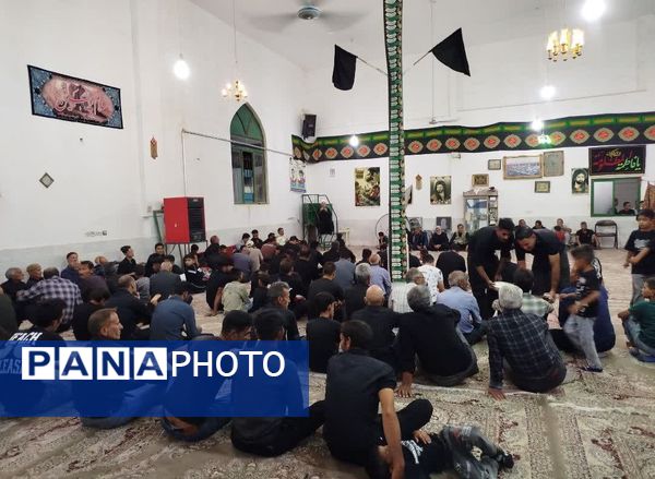 رئیس اداره اوقاف کاشمر میهمان عزاداران تکیه فاطمه زهرا (س) روستای قوچ پلنگ