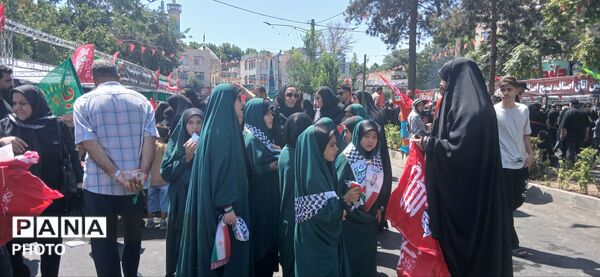 پیاده رویی جاماندگان اربعین  حسینی در کرج 