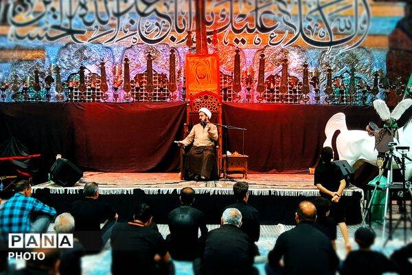 آیین سوگواری امام سجاد (ع) و سومین روز شهادت شهدای کربلا در آباده