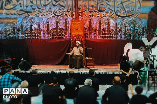 آیین سوگواری امام سجاد (ع) و سومین روز شهادت شهدای کربلا در آباده