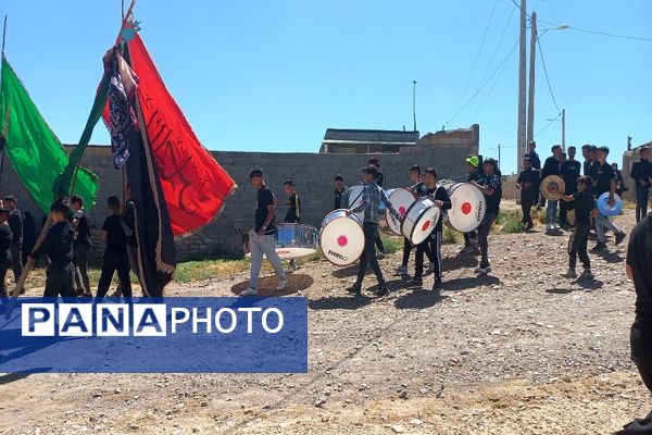 مراسم گرامیداشت تاسوعای حسینی در روستای گزکوه 